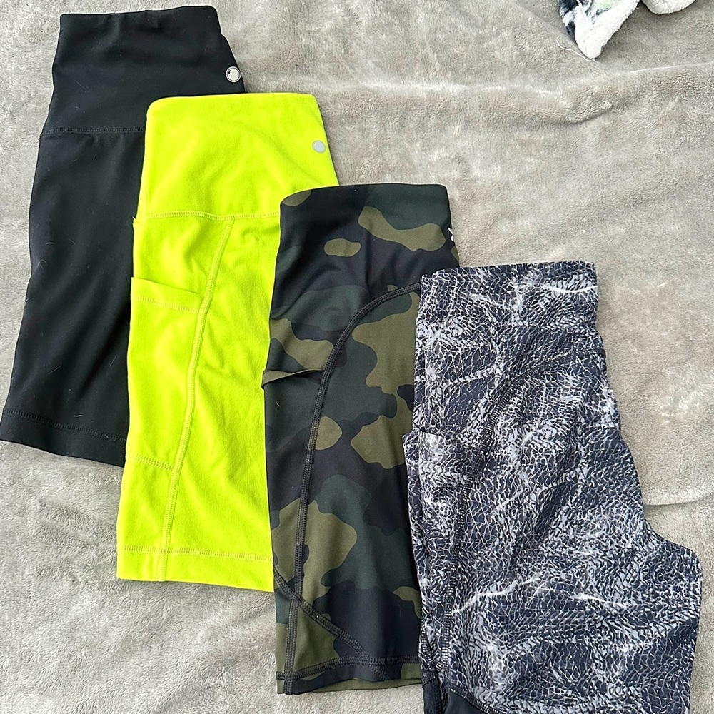 Four pairs of Target workout bottoms!